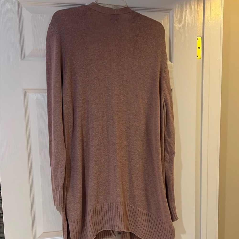 Old Navy Pink Open-Front Cardigan Sweater - Picture 3 of 3